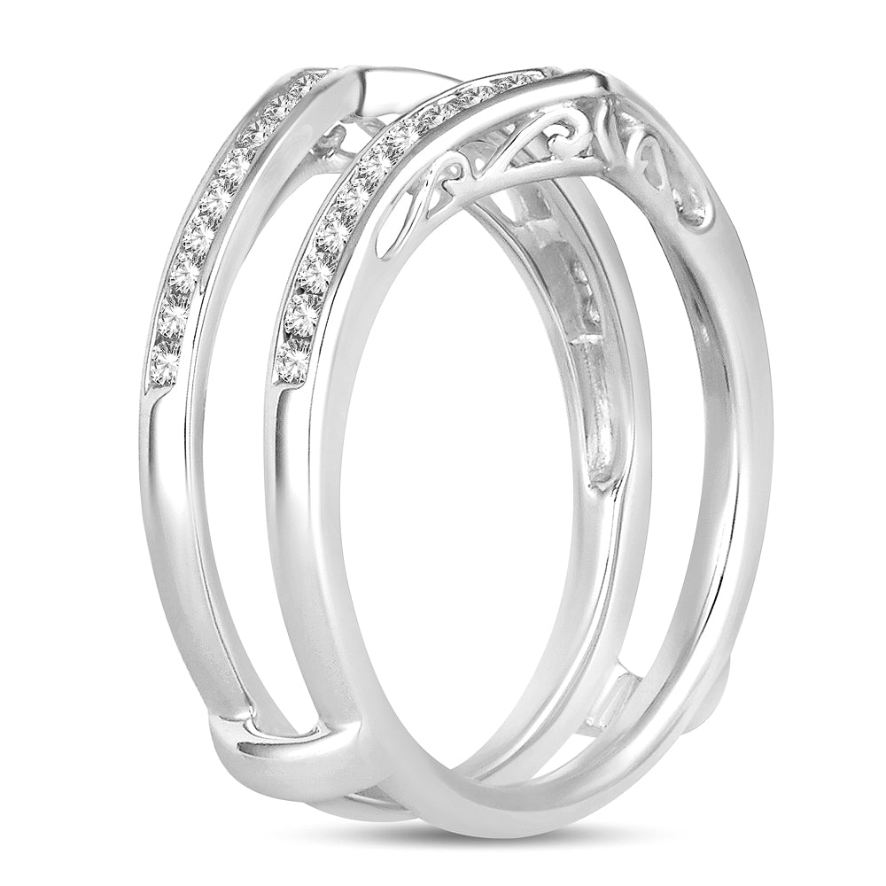 14K  0.38CT  Diamond RING GUARD