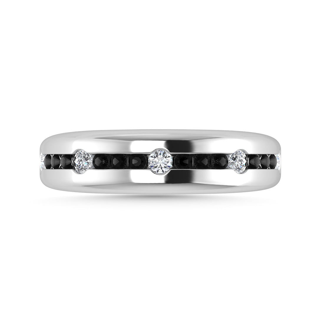 Diamond 1/2 Ct.Tw. Wedding Band in 14K White Gold