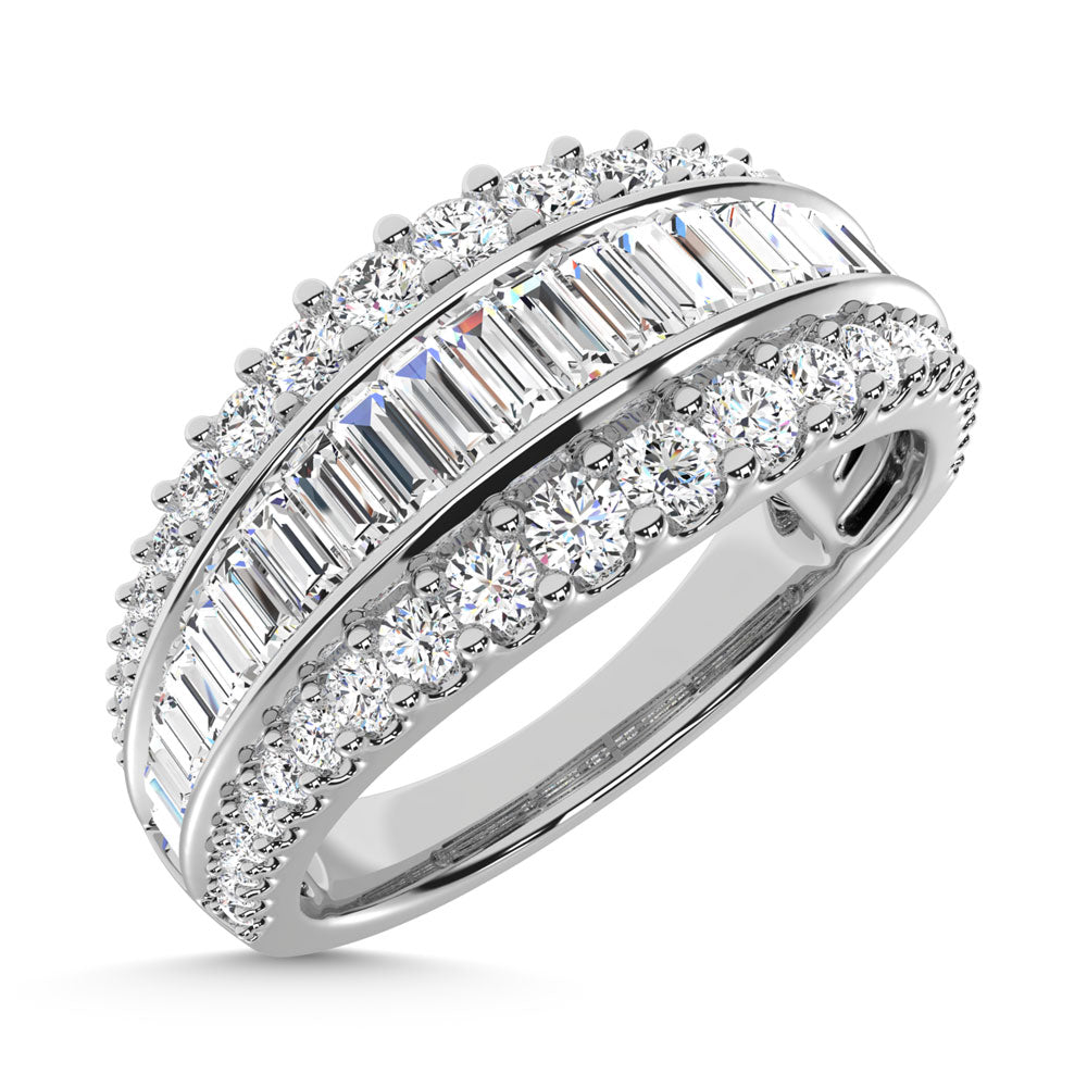 14K White Gold Diamond 1 Ct.Tw. Fashion Band