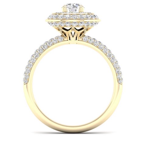 14K 1.25CT D-CERTIFIED RING