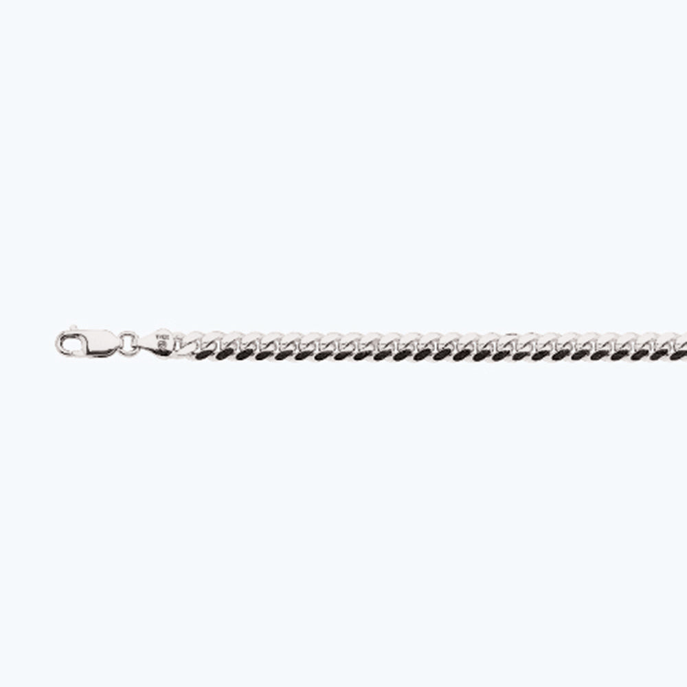 10K 6MM WHITE GOLD SOLID MIAMI CUBAN 28" CHAIN NECKLACE (AVAILABLE IN LENGTHS 7" - 30")