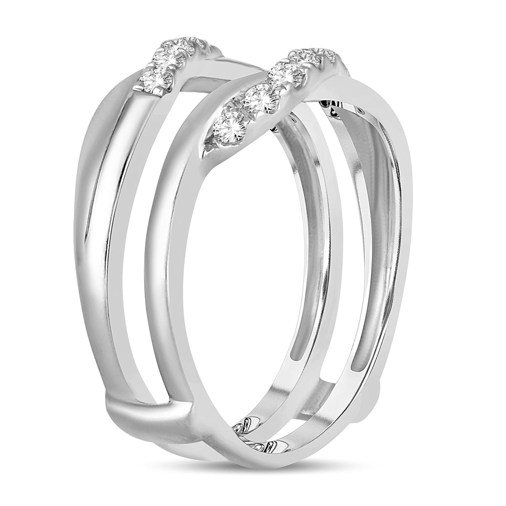 14K  0.38 CT  Diamond  RING GUARD