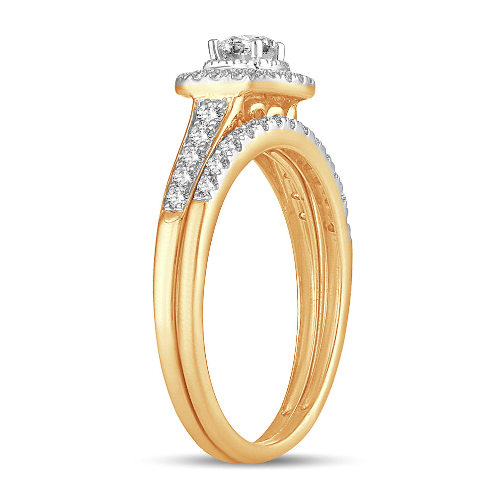 14K 0.50CT DIAMOND BRIDAL RING