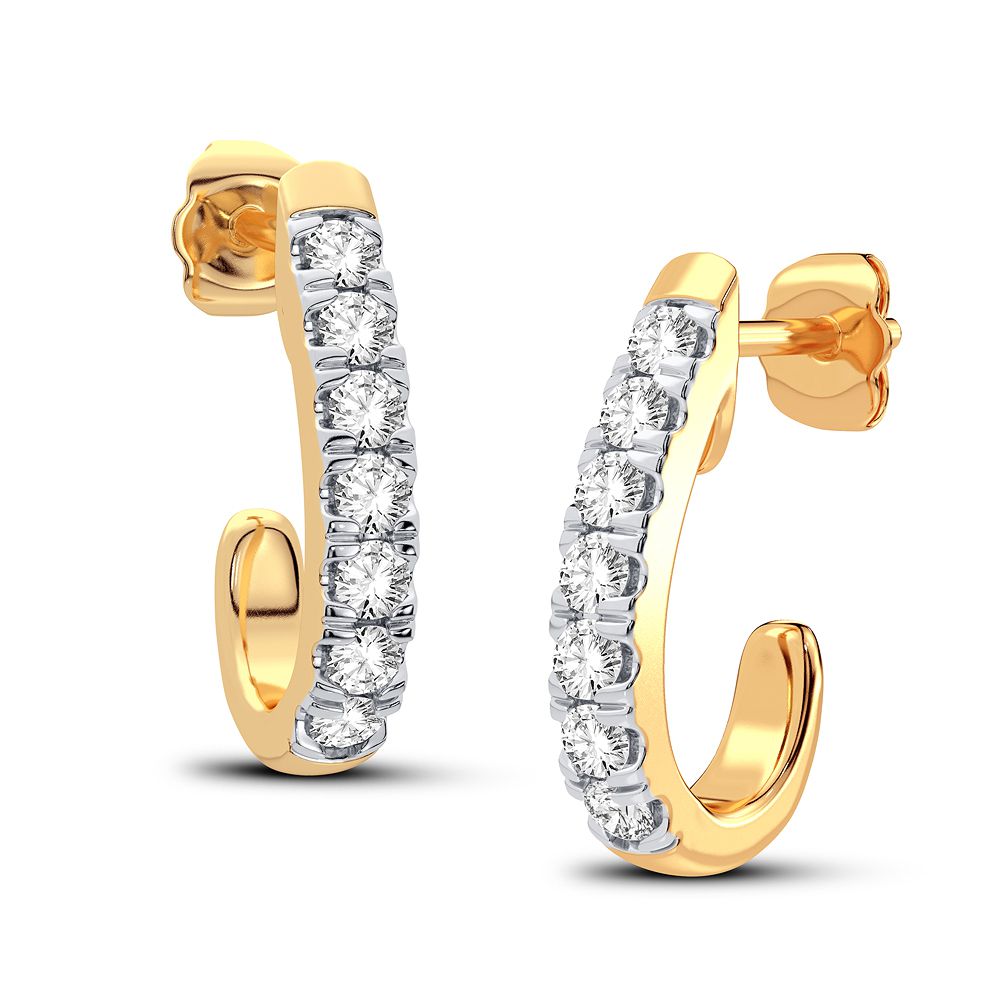 14K 0.27CT Diamond Earring