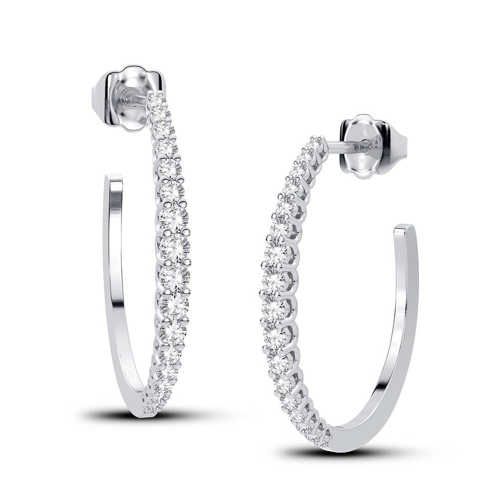 14K 0.33CT Diamond Earring