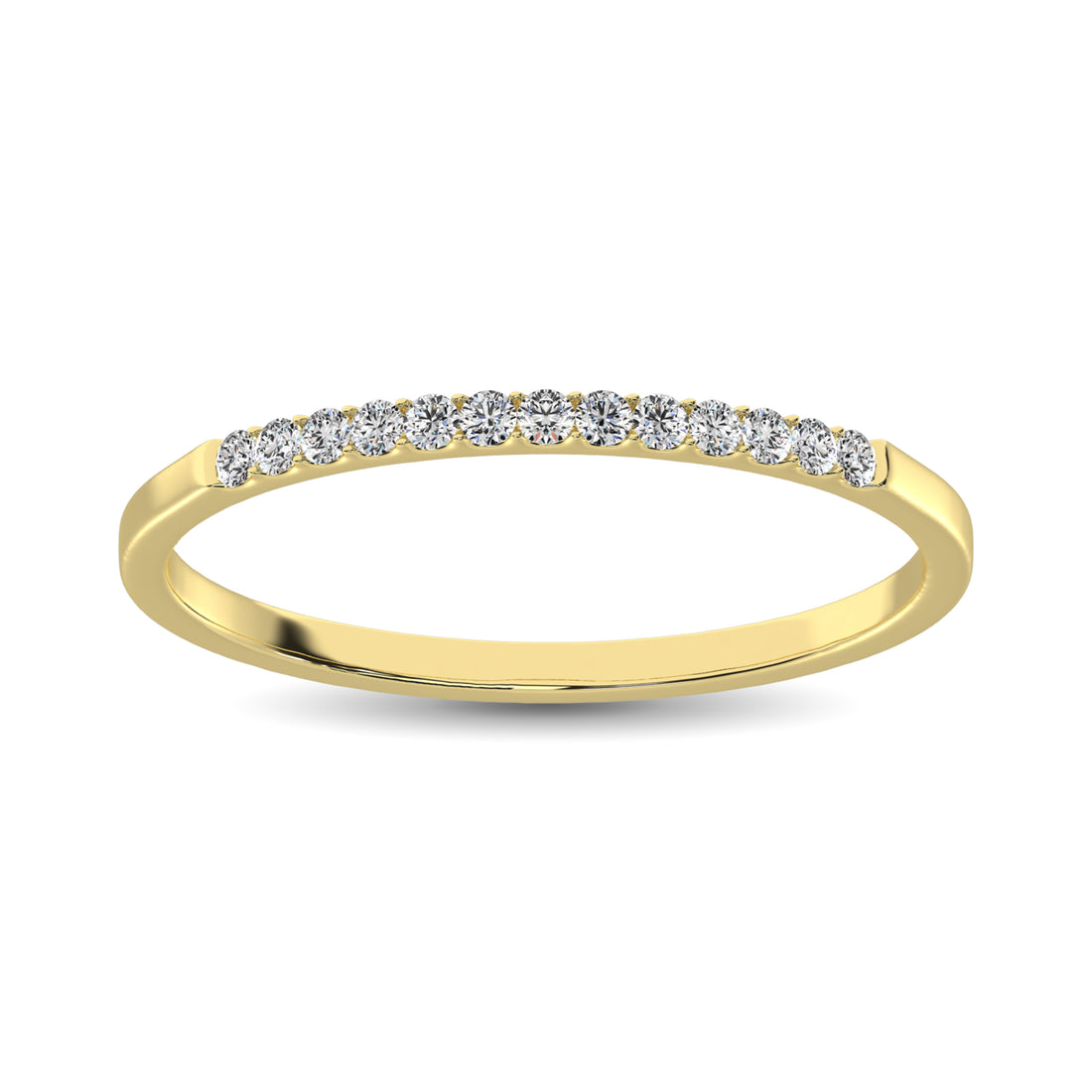 14K Yellow Gold 1/2 Ct Diamond Ladies Machine Band