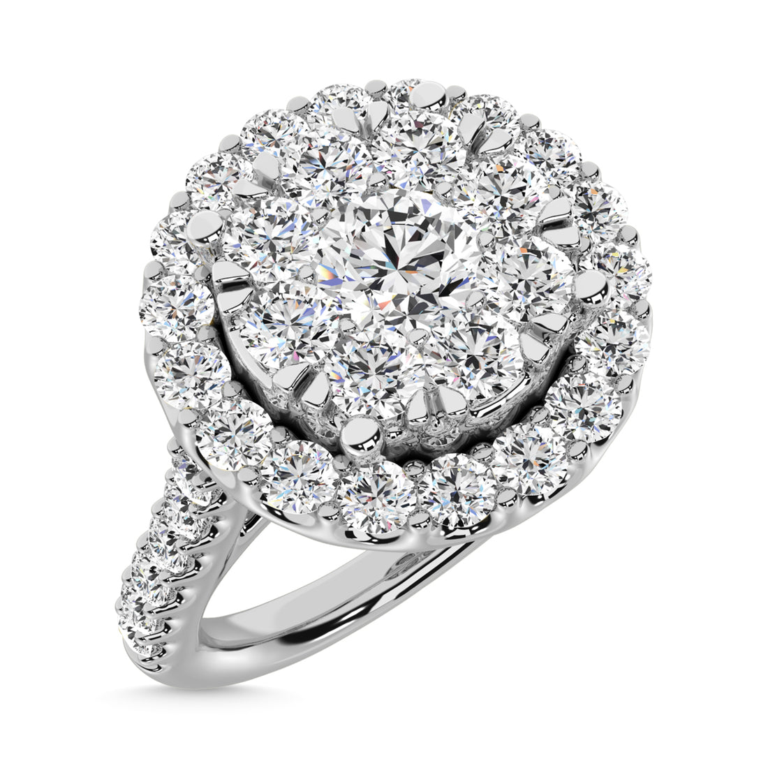 Diamond 3/4 Ct.Tw. Engagement Ring in 14K White Gold