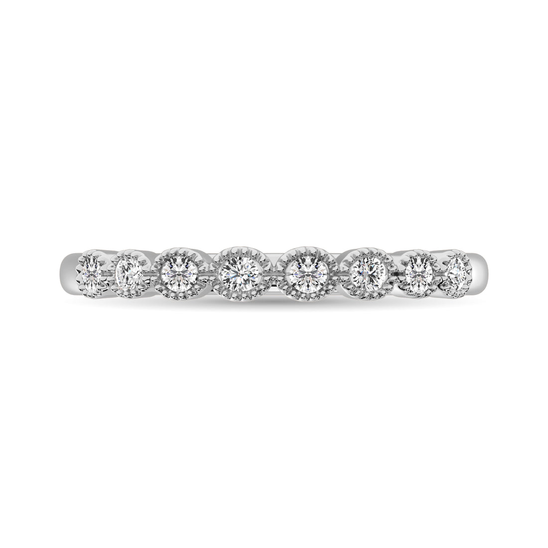 Diamond 1/6 Ct.Tw. Stack Band in 10K White Gold