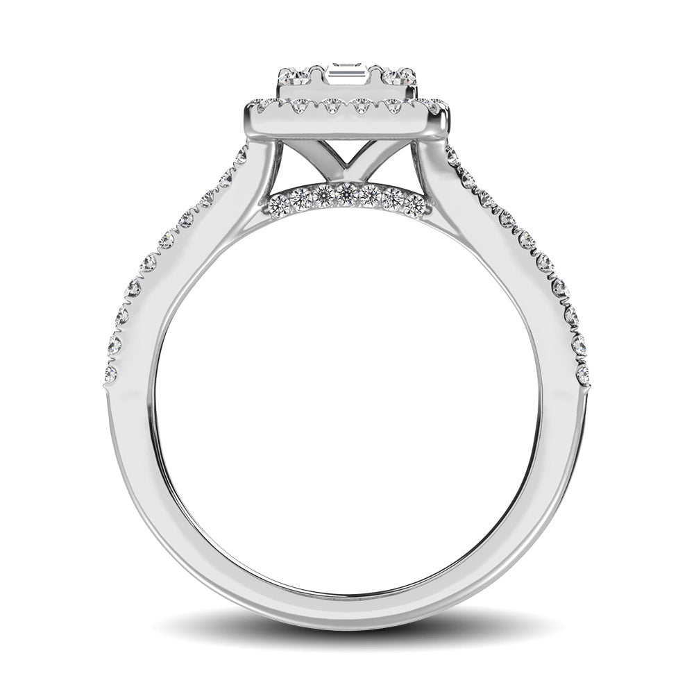 Diamond 3/4 Ct.Tw. Engagement Ring in 14K White Gold