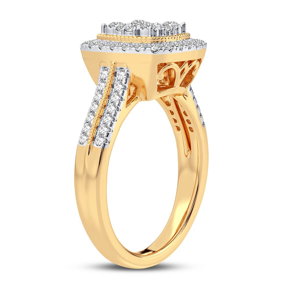 10K 0.50CT DIAMOND RING