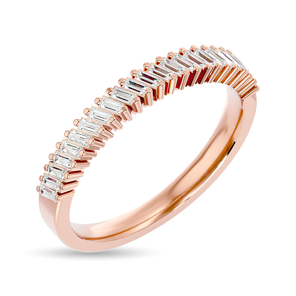 Diamond Ladies Band 1/4 Ct.tw in 14K Rose Gold