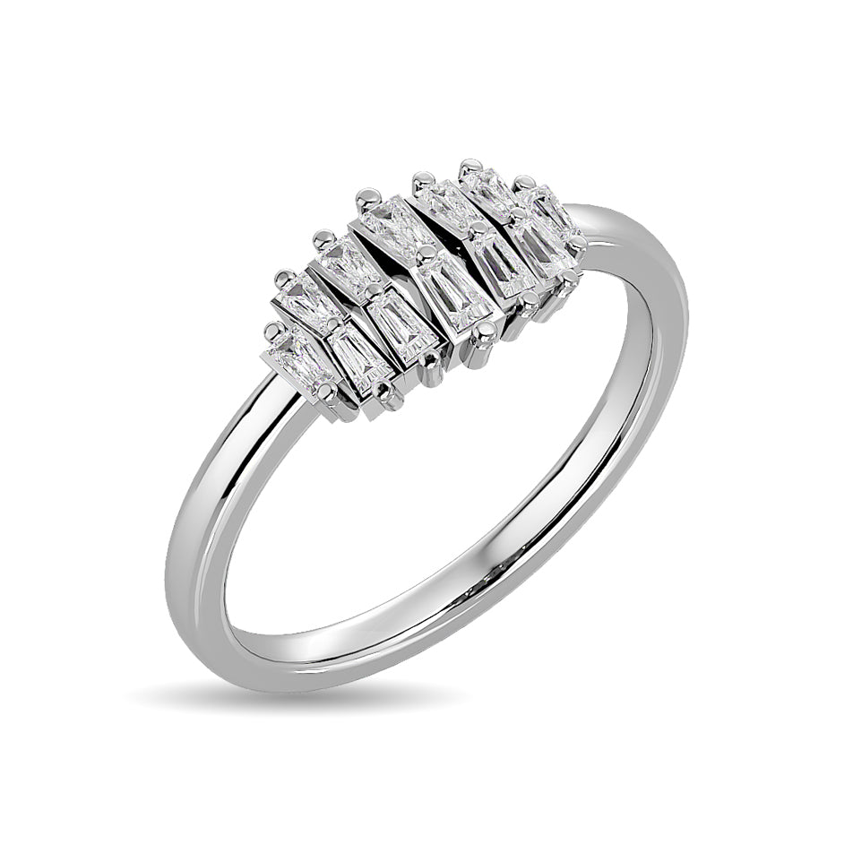 Diamond 1/4 Ct.Tw. Fashion Ring in 10K White Gold