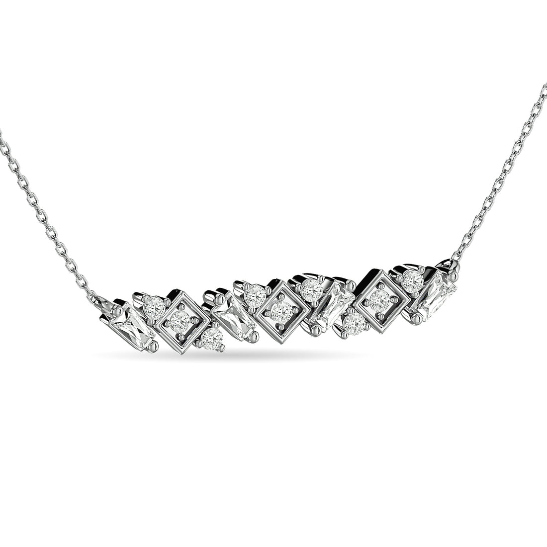 Diamond 1/5 Ct.Tw. Fashion Pendant in 10K White Gold