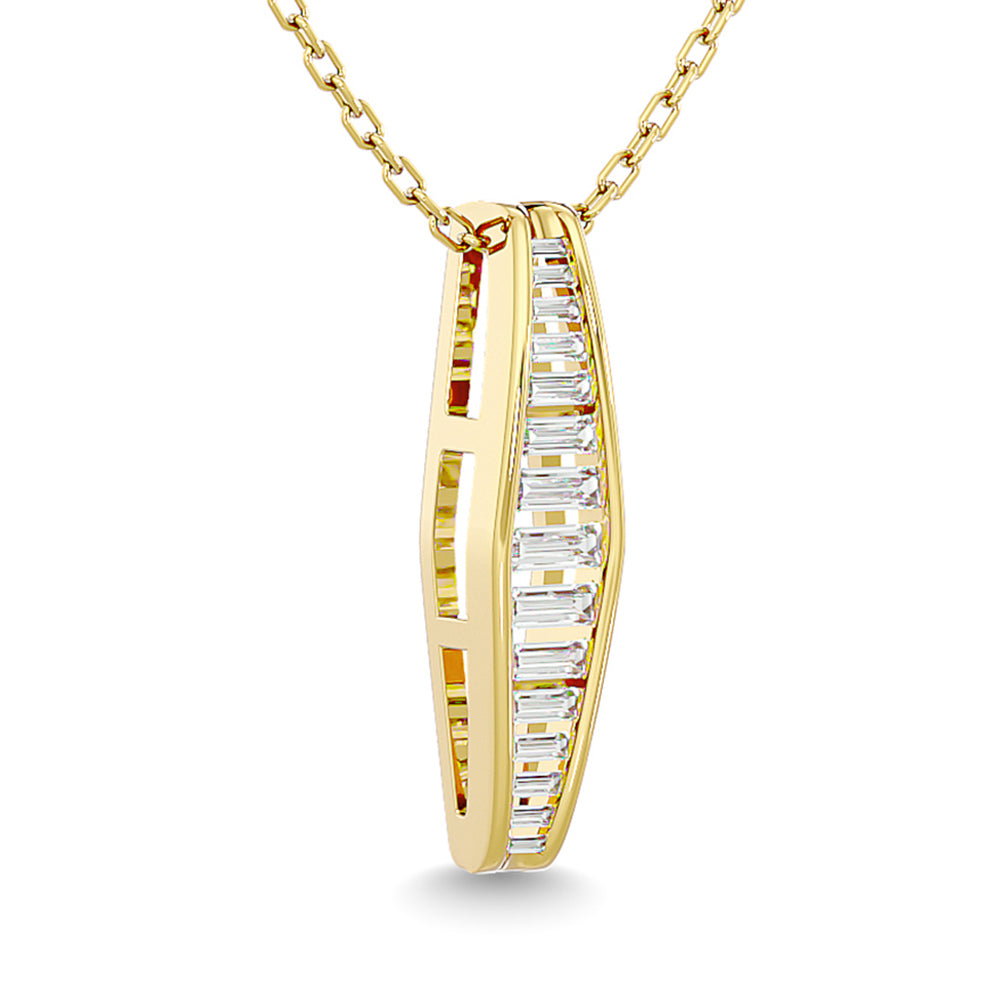 Diamond 1/3 Ct.Tw. Fashion Pendant in 14K Yellow Gold