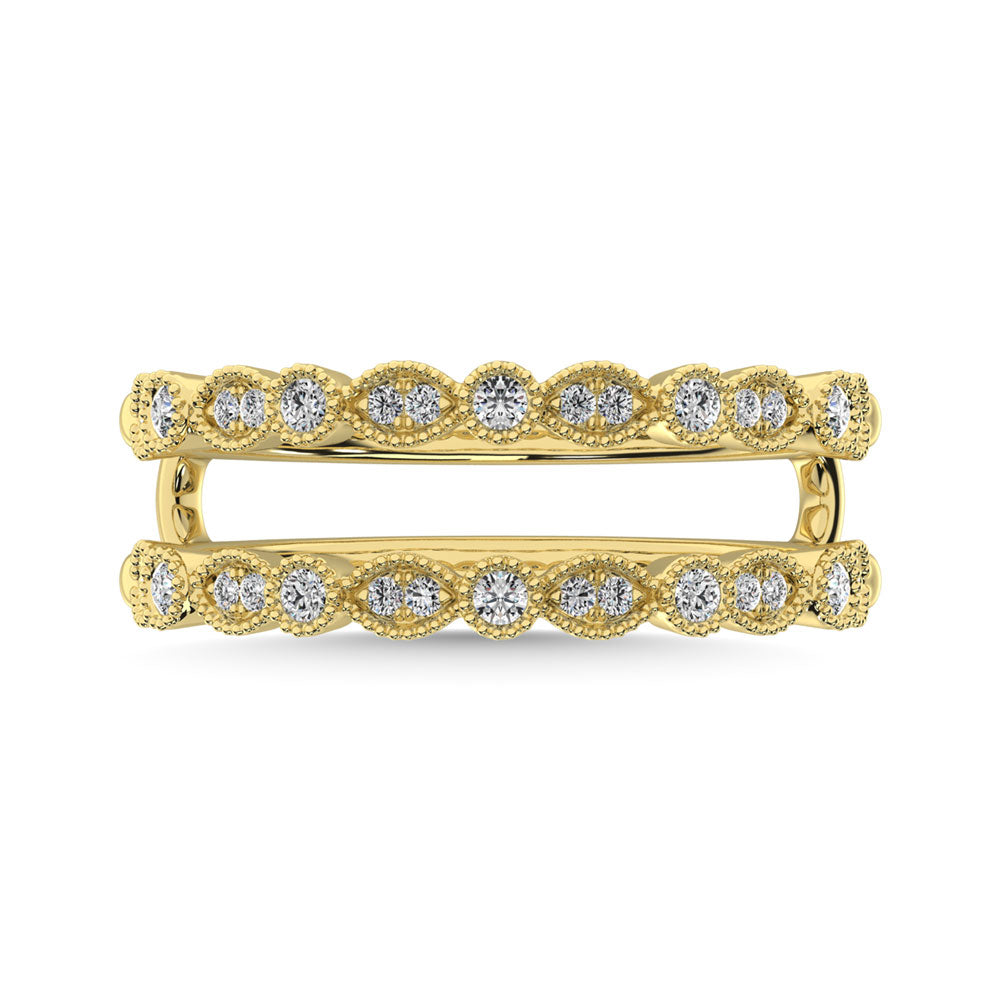 Diamond 1/4 Ct.Tw. Anniversary Ring in 10K Yellow Gold