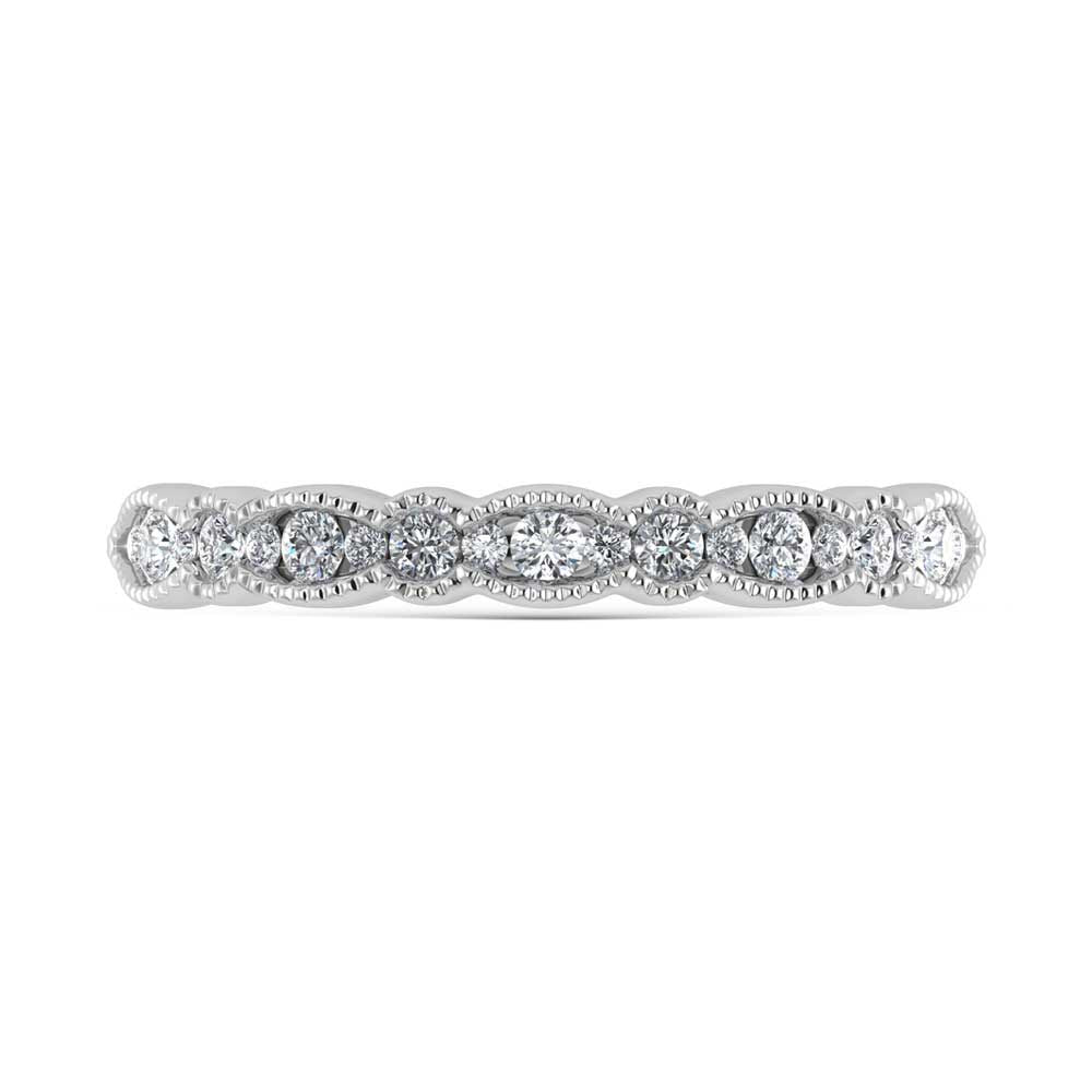 Diamond 1/4 Ct.Tw. Stackable Band in 14K White Gold