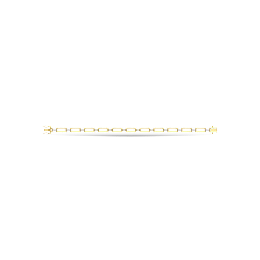 Diamond 1/4 Ct.Tw. Fashion Bracelet in 10K Yellow Gold