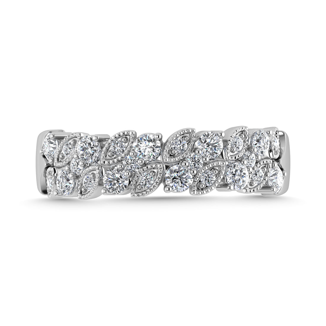 Diamond 1/2 Ct.Tw. Fashion Band in 14K White Gold