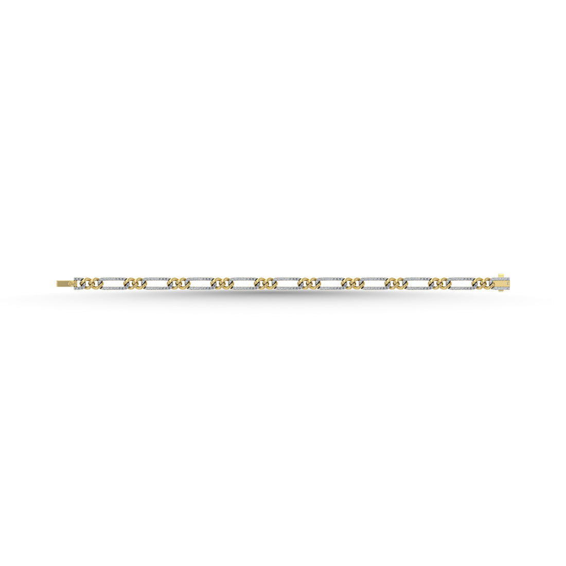 Diamond 1 Ct.Tw. Fashion Bracelet in 10K Two Tone