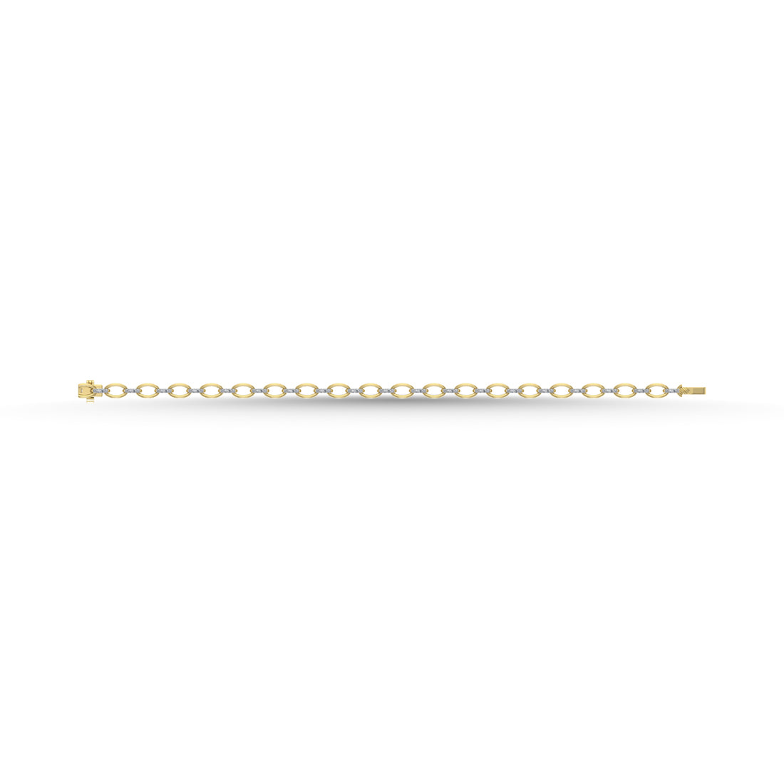 Diamond 1/4 Ct.Tw. Fashion Bracelet in 10K Two Tone