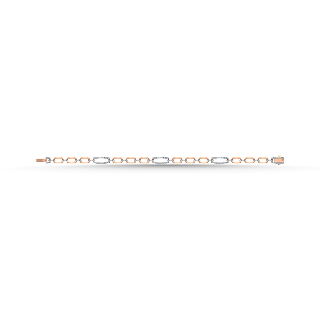 Diamond 3/8 Ct.Tw. Fashion Bracelet in 10K Two Tone