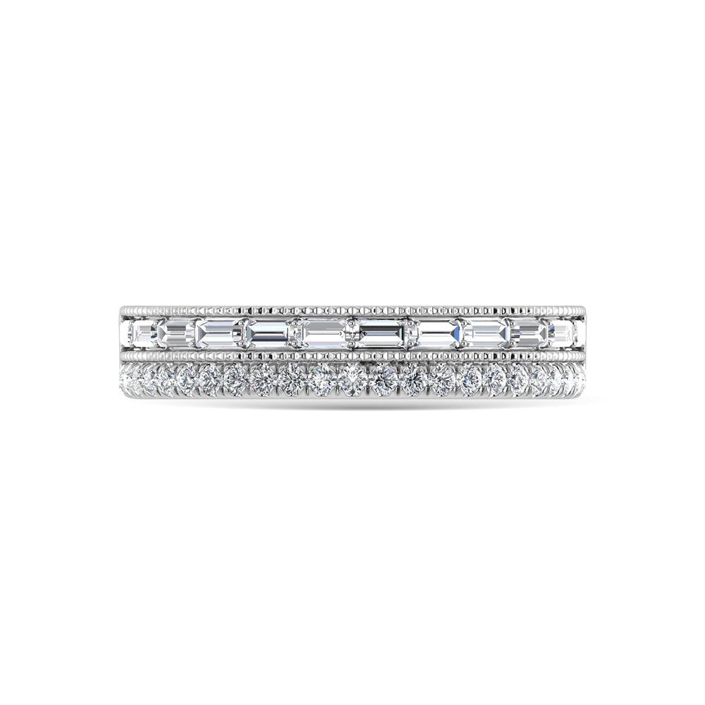 14K White Gold Diamond 1/3 Ct.Tw. Fashion Bands