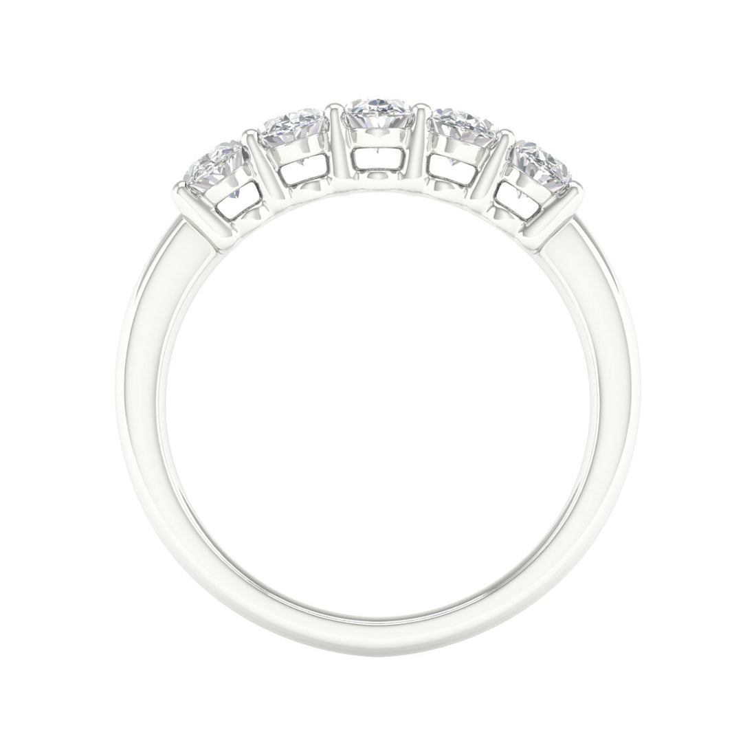 14K 1.00CT Certified Lab Grown Diamond Band