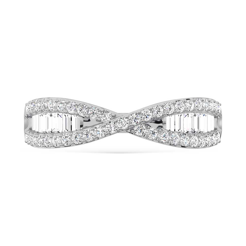 14K White Gold Diamond 1/2 Ct.Tw. Fashion Band