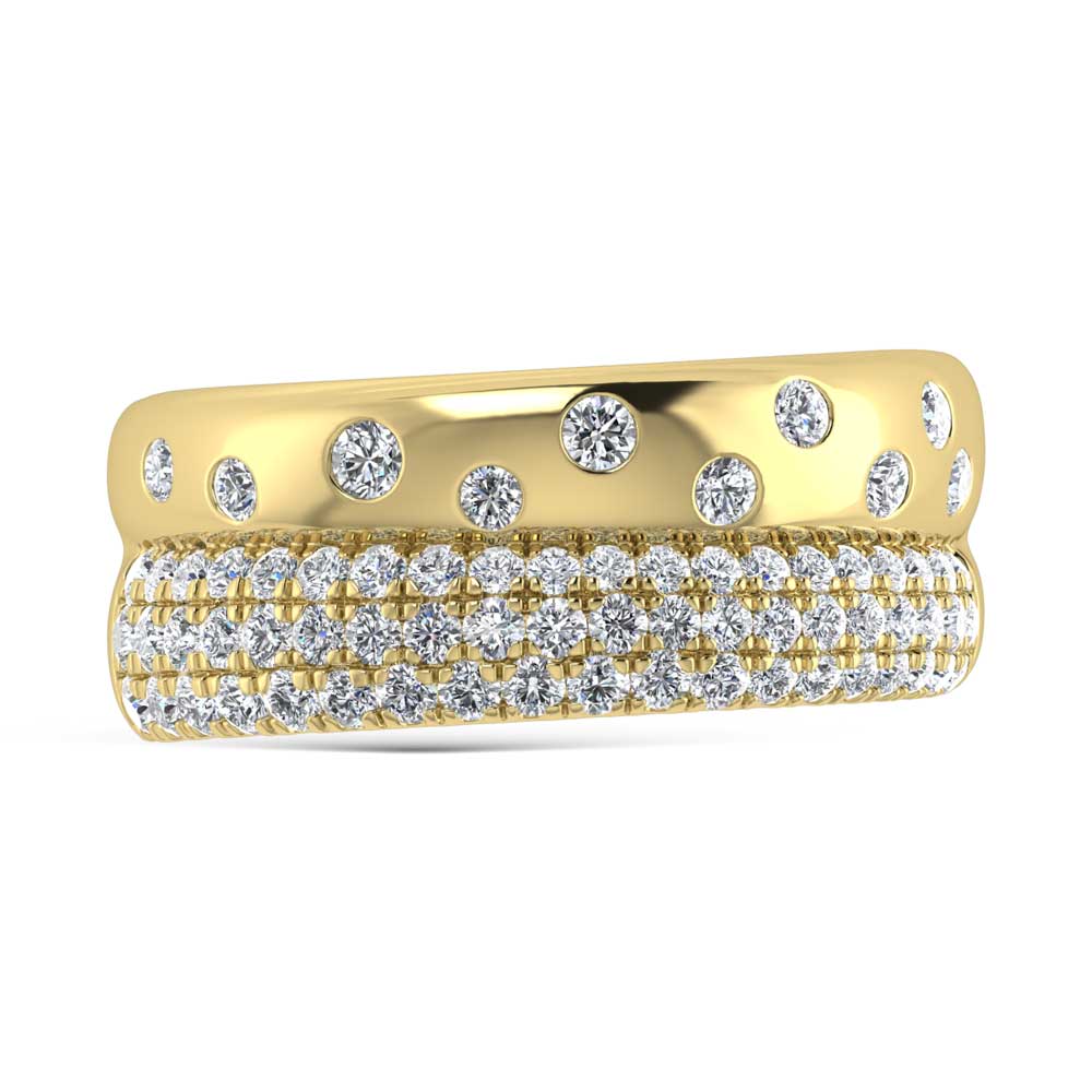 14K Yellow Gold  Diamond 5/8 Ct.Tw. Fashion Band