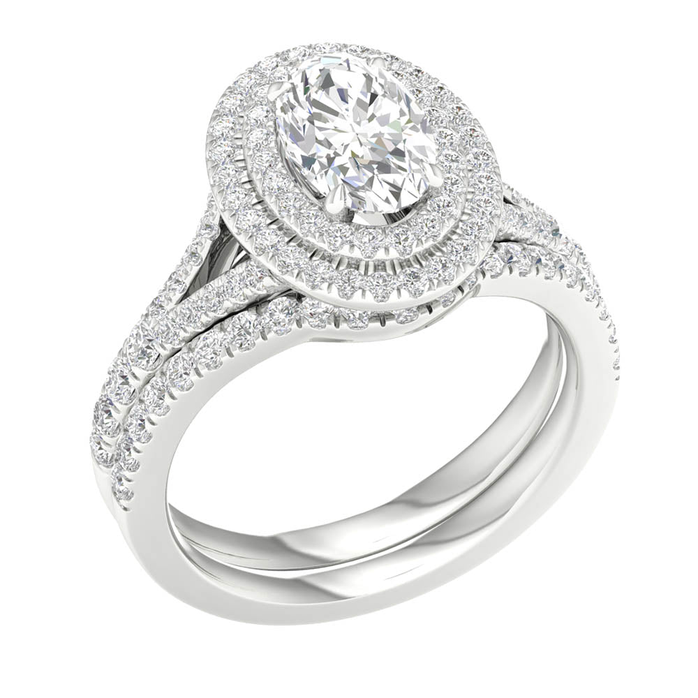 14K 2.25CT  Lab Grown Diamond Bridal Ring