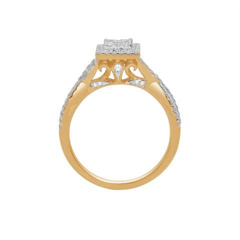 CLOSEOUT 10KT 0.47CT D-LADIES RING