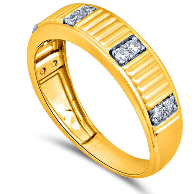 10K 0.23-0.27CT D-MENS BAND