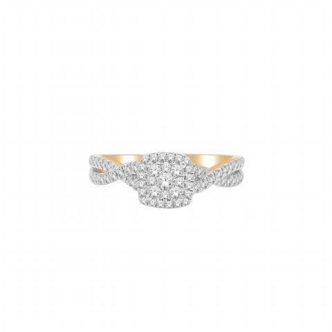 10K 0.50CT D-LADIES RINGS