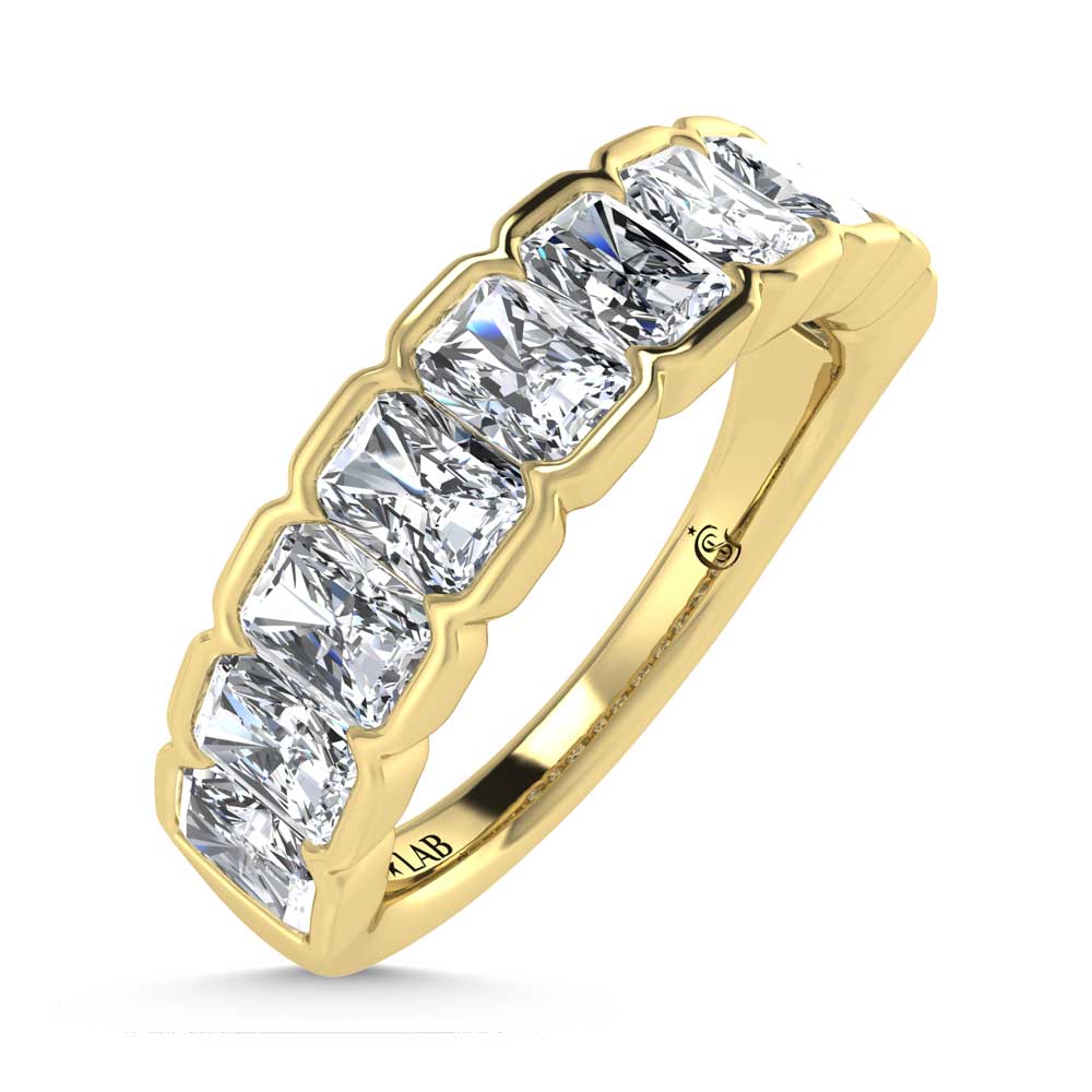 14K Yellow Gold Lab Grown Diamond 2 3/8 Ct.Tw. Fashion Band