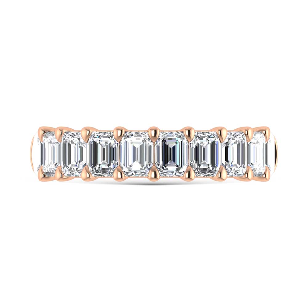 14K Rose Gold Lab Grown Diamond 2 Ct.Tw. Wedding Band