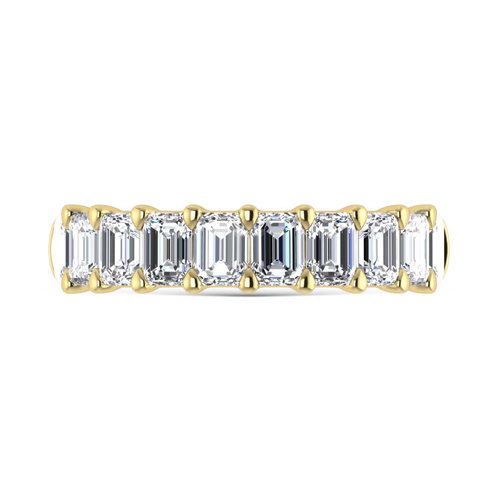 14K Yellow Gold Lab Grown Diamond 2 Ct.Tw. Wedding Band