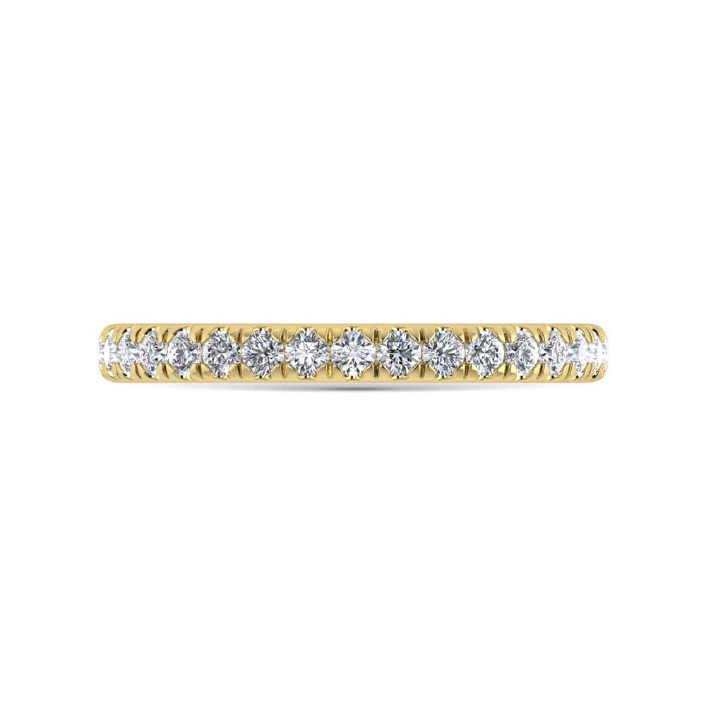 14K Yellow Gold Lab Grown Diamond 1/3 Ct.Tw. Band