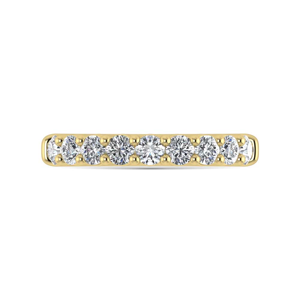 14K Yellow Gold Lab Grown Diamond 1/3 Ct.Tw. Band