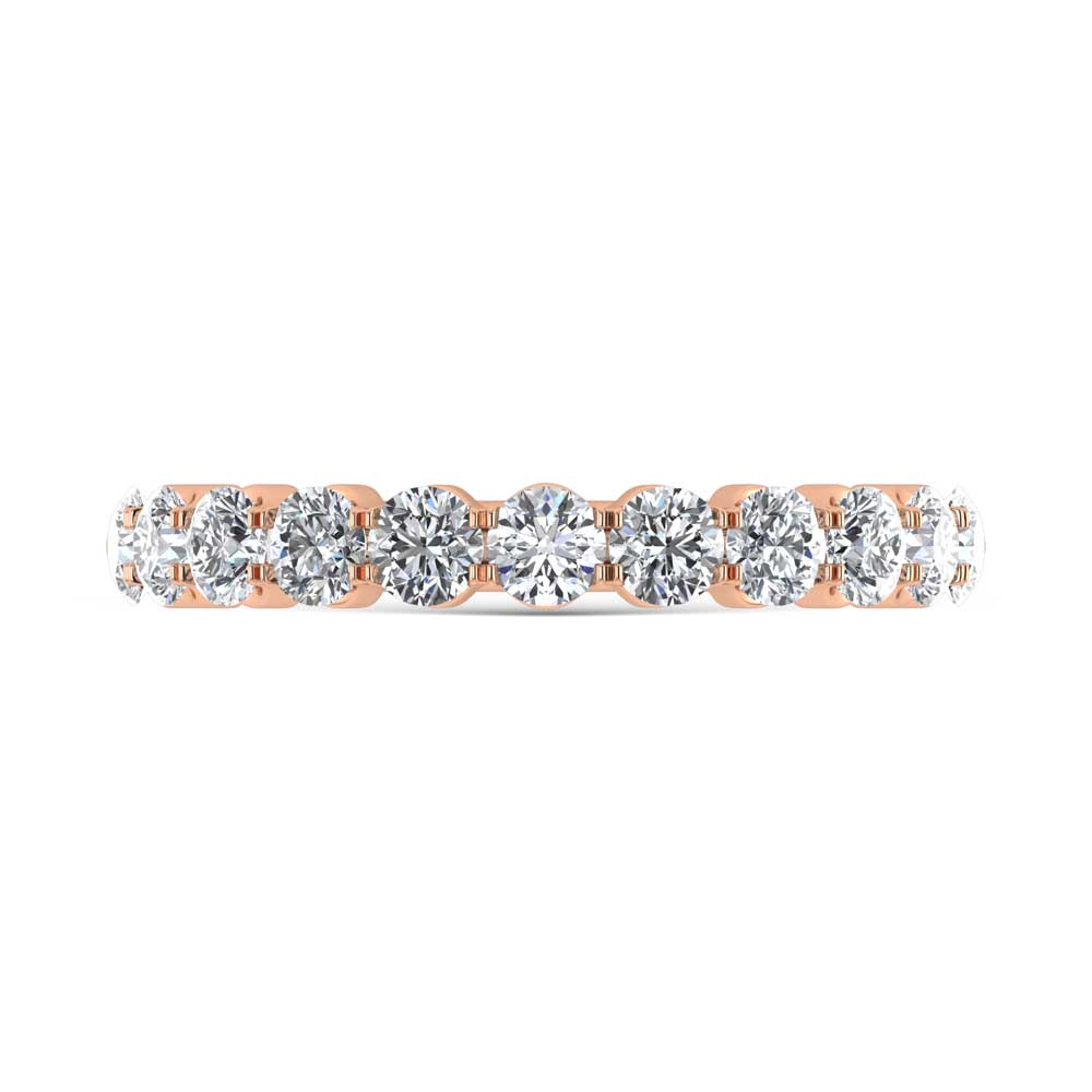 14K Rose Gold Lab Grown Diamond 1 Ct.Tw. Band