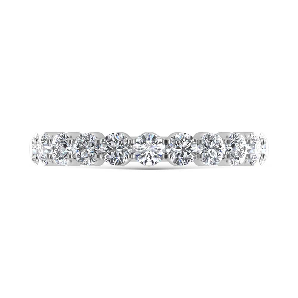 14K White Gold Lab Grown Diamond 1 Ct.Tw. Band