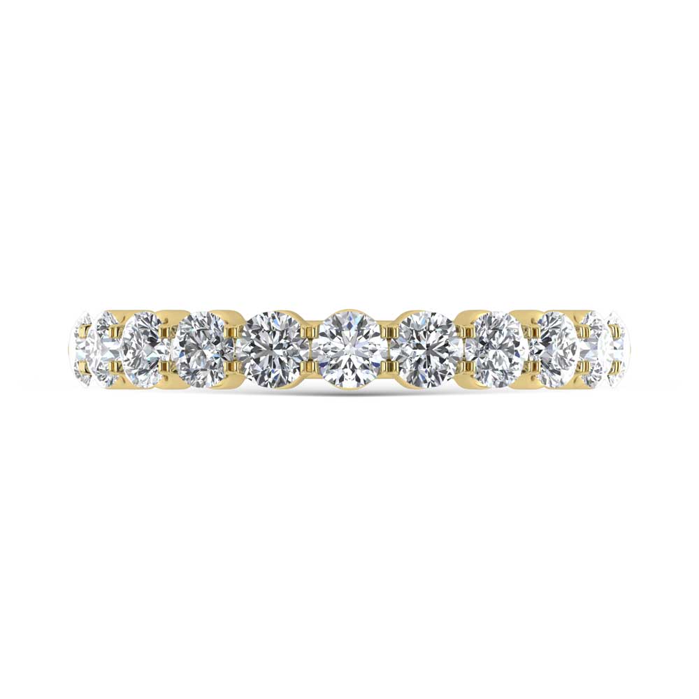 14K Yellow Gold Lab Grown Diamond 1 Ct.Tw. Band