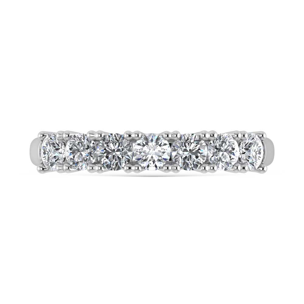 14K White Gold Lab Grown Diamond 7/8 Ct.Tw. Band