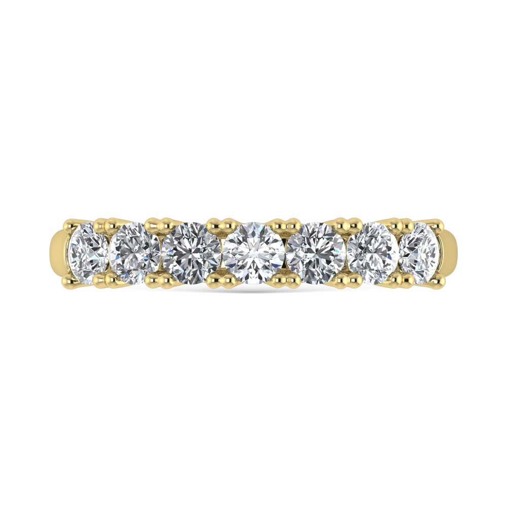 14K Yellow Gold Lab Grown Diamond 7/8 Ct.Tw. Band