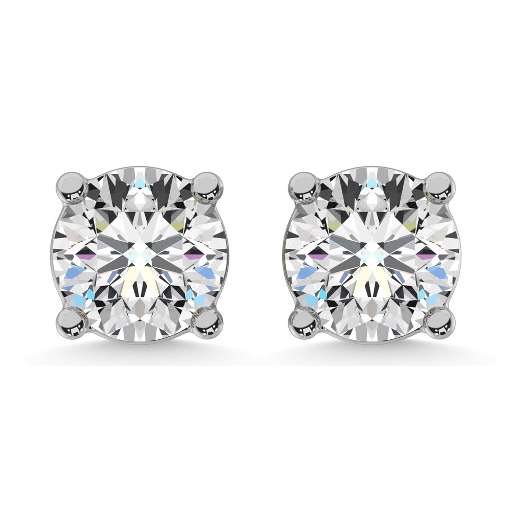 14K White Gold 1/4 Ct.Tw. Supreme Diamond Stud Earrings